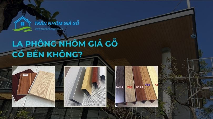 la phông nhôm giả gỗ