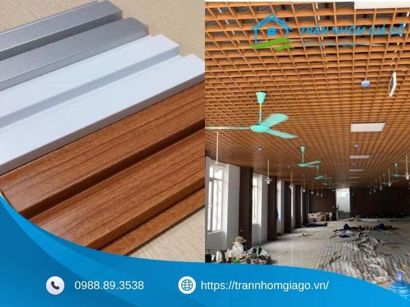 Lựa chọn màu trần nhôm giả gỗ cho công trình