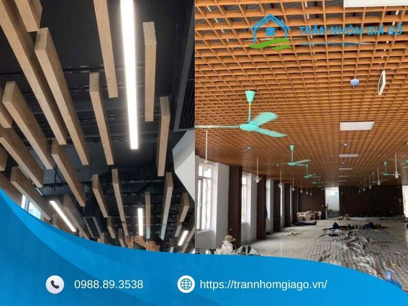 Lý do khiến nhôm giả gỗ ốp trần ngày càng được sử dụng phổ biến