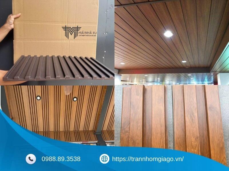 Tìm hiểu về nhôm giả gỗ ốp trần
