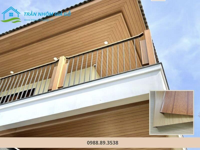 Trần nhôm giả gỗ C- Shaped