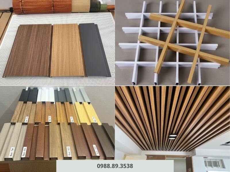 Đường vân trần nhôm giả gỗ sắc nét giống gỗ tự nhiên