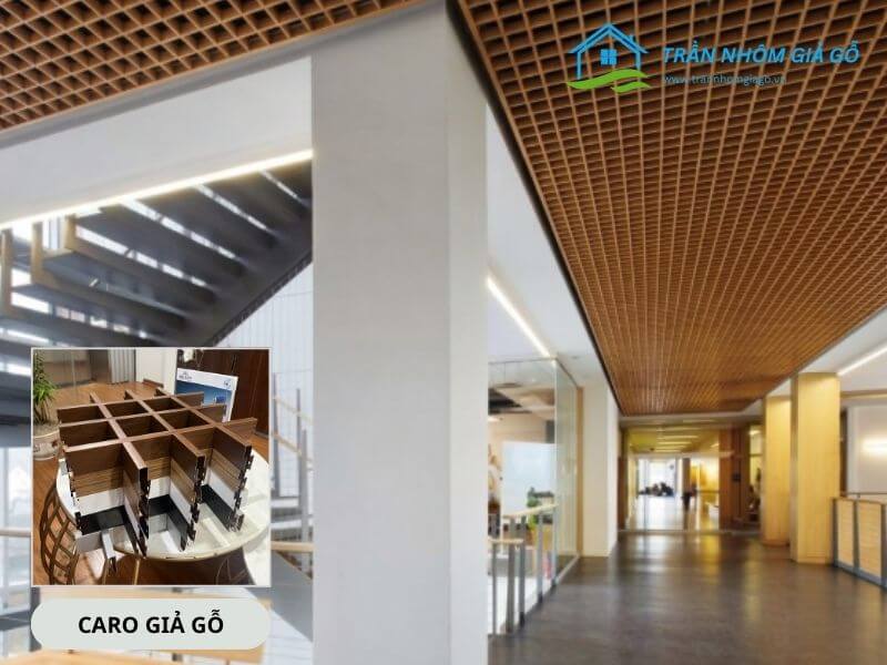 Hệ trần Caro giả gỗ