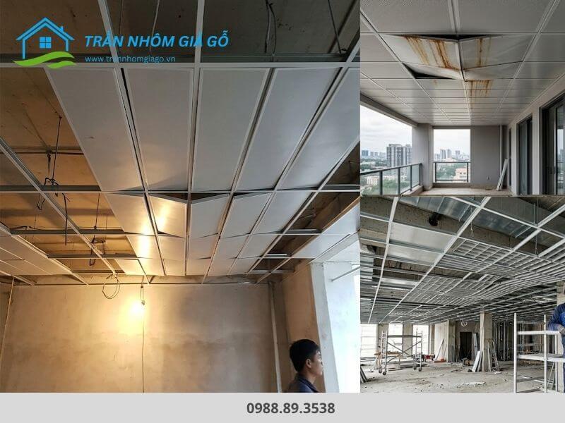 Một số sai lầm khi thi công trần nhôm khiến công trình nhanh xuống cấp