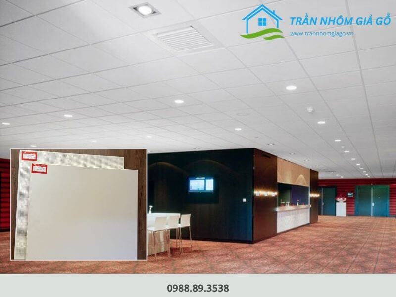 Trần Clip-in 600x600 trơn