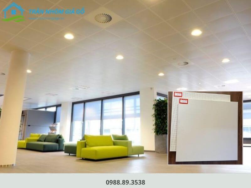 Trần Clip-in 600x600 trơn