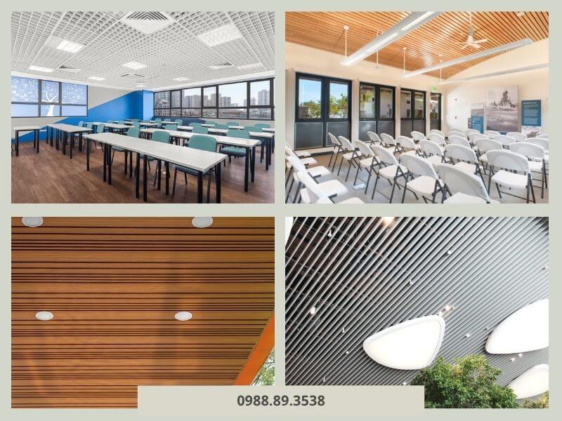 Trần nhôm Austrong đa dạng mẫu mã