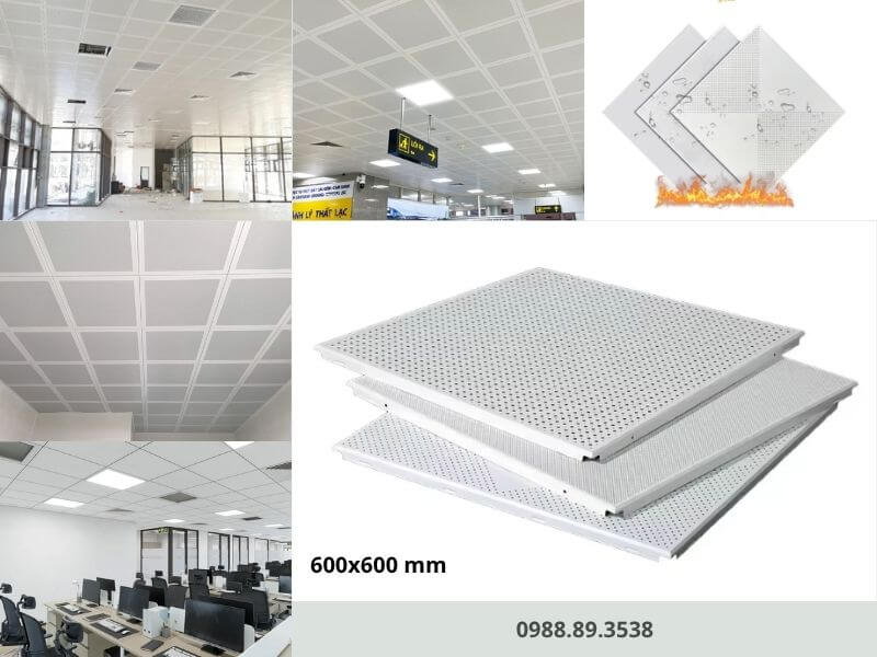 Trần nhôm Clip-in 600x600 có nhiều ưu điểm vượt trội