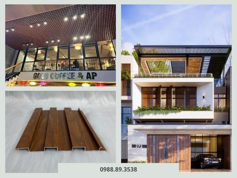 Trần nhôm giả gỗ phù hợp với nhiều không gian ban công