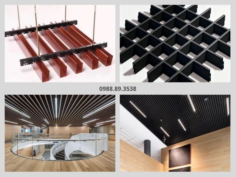 Trần nhôm thanh giảm dội âm