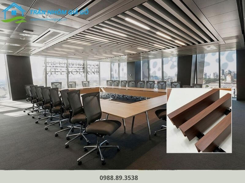 Trần nhôm U-shaped tiêu âm