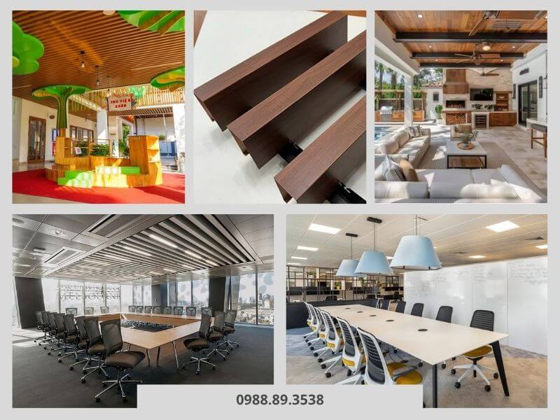 Trần nhôm ứng dụng linh hoạt ở nhiều không gian