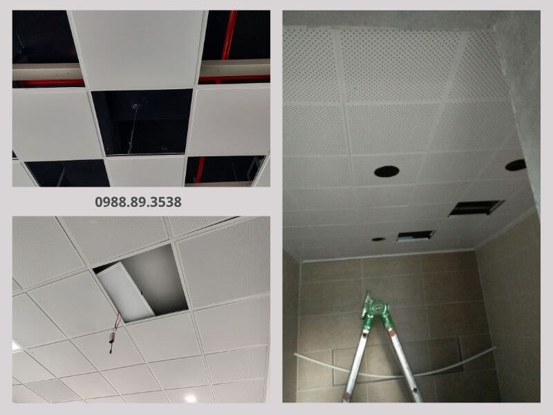 Trần thả dễ tháo lắp giúp bảo trì nhanh