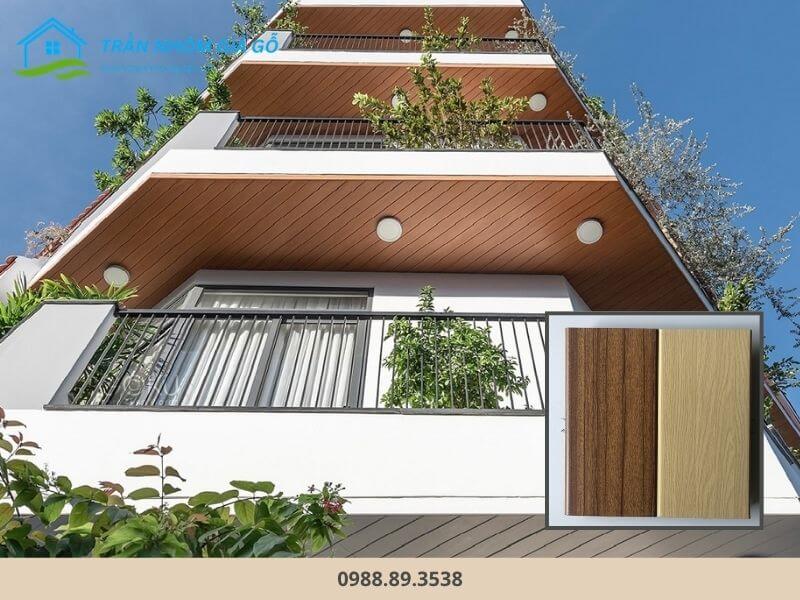 Trần thanh nhôm vân gỗ C