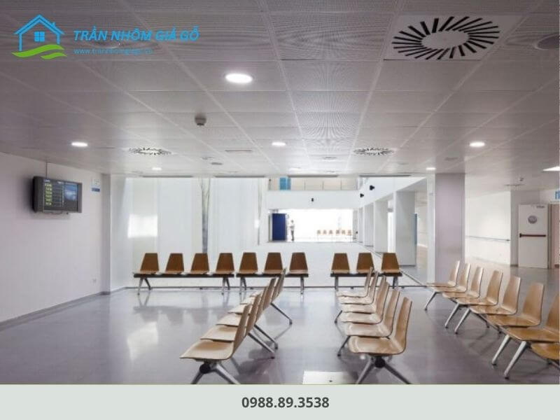 Ứng dụng của trần thả tại bệnh viện